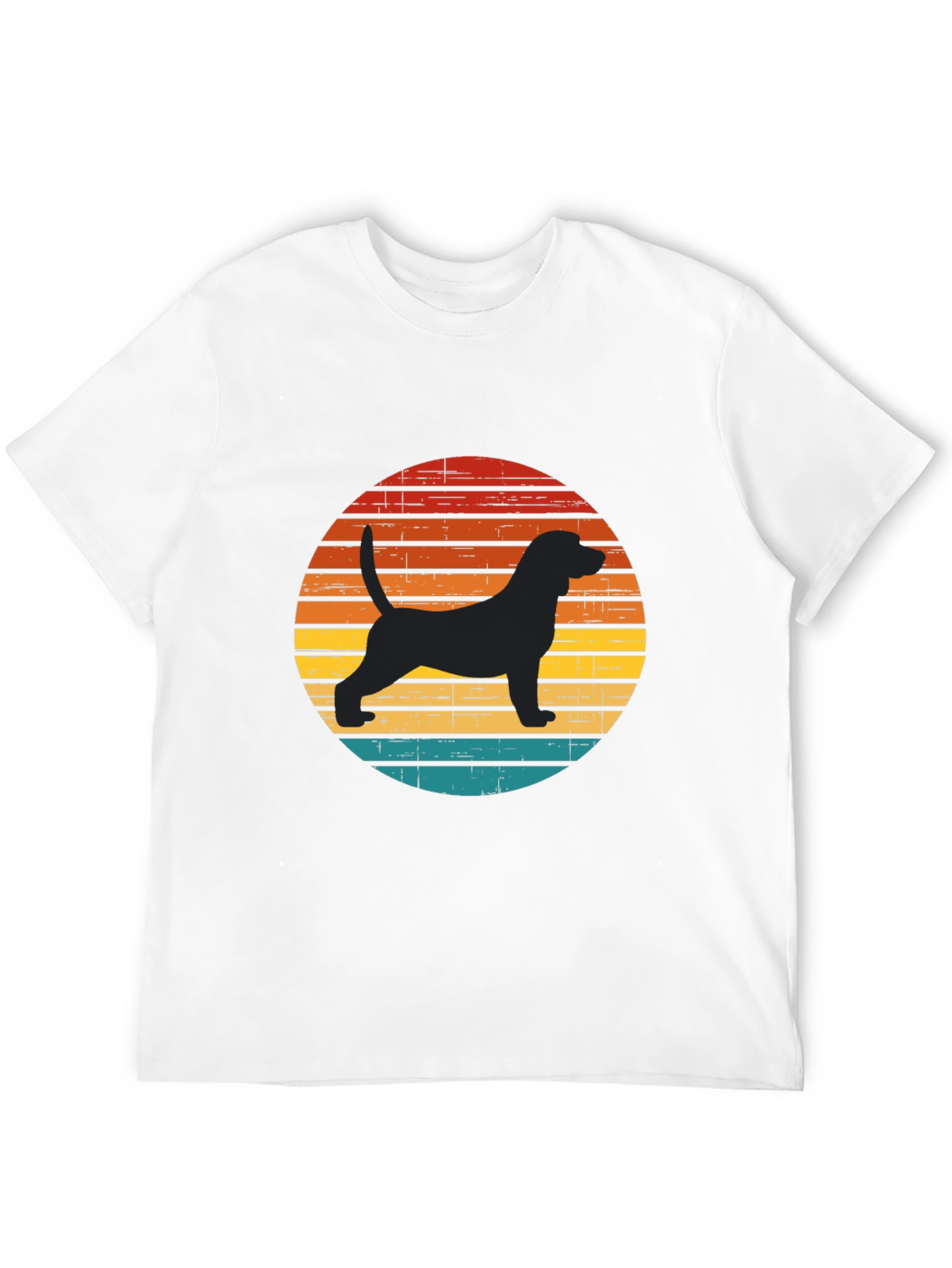Retro Dog Silhouette T-Shirt