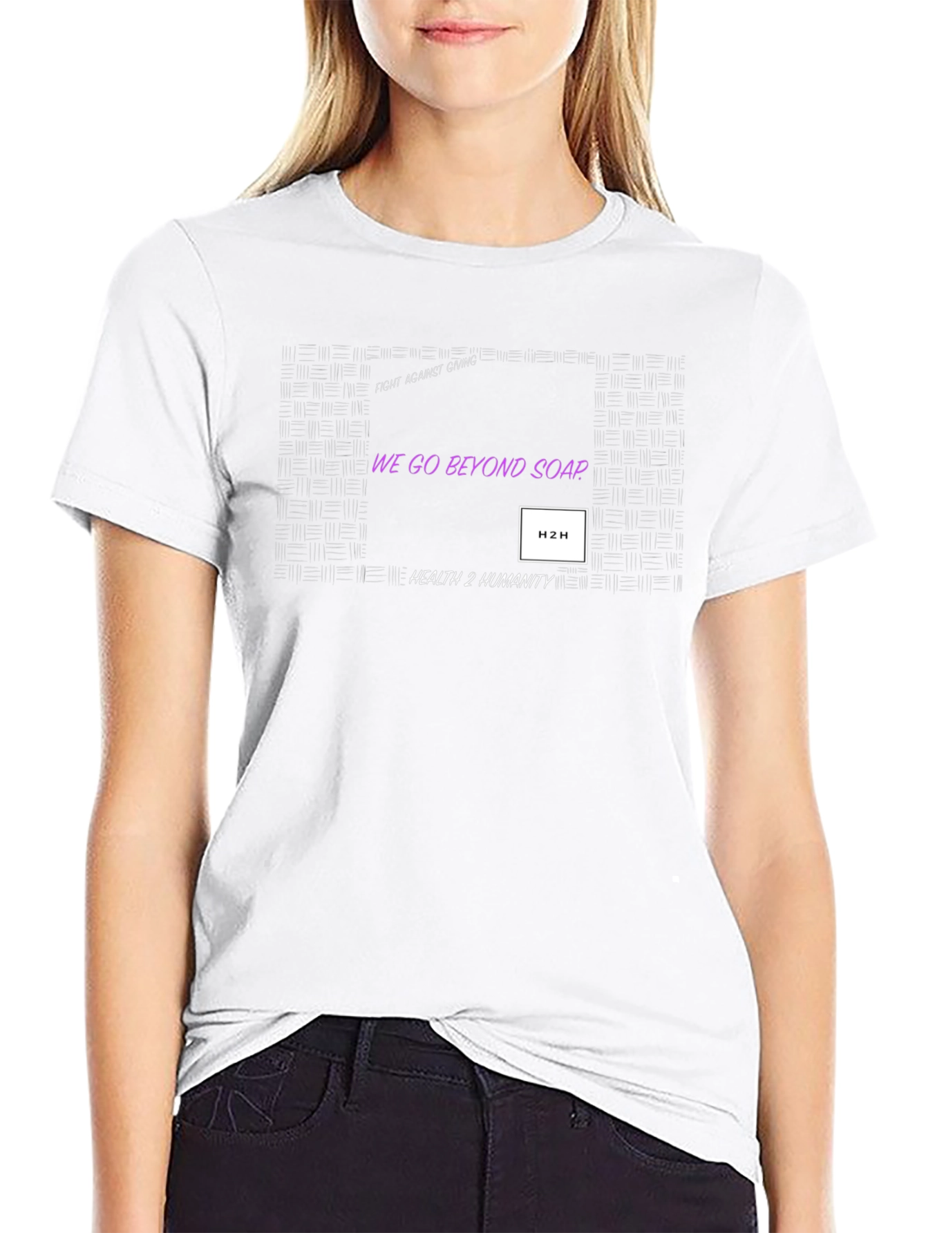 Health 2 Humanity Black Graphic Tee