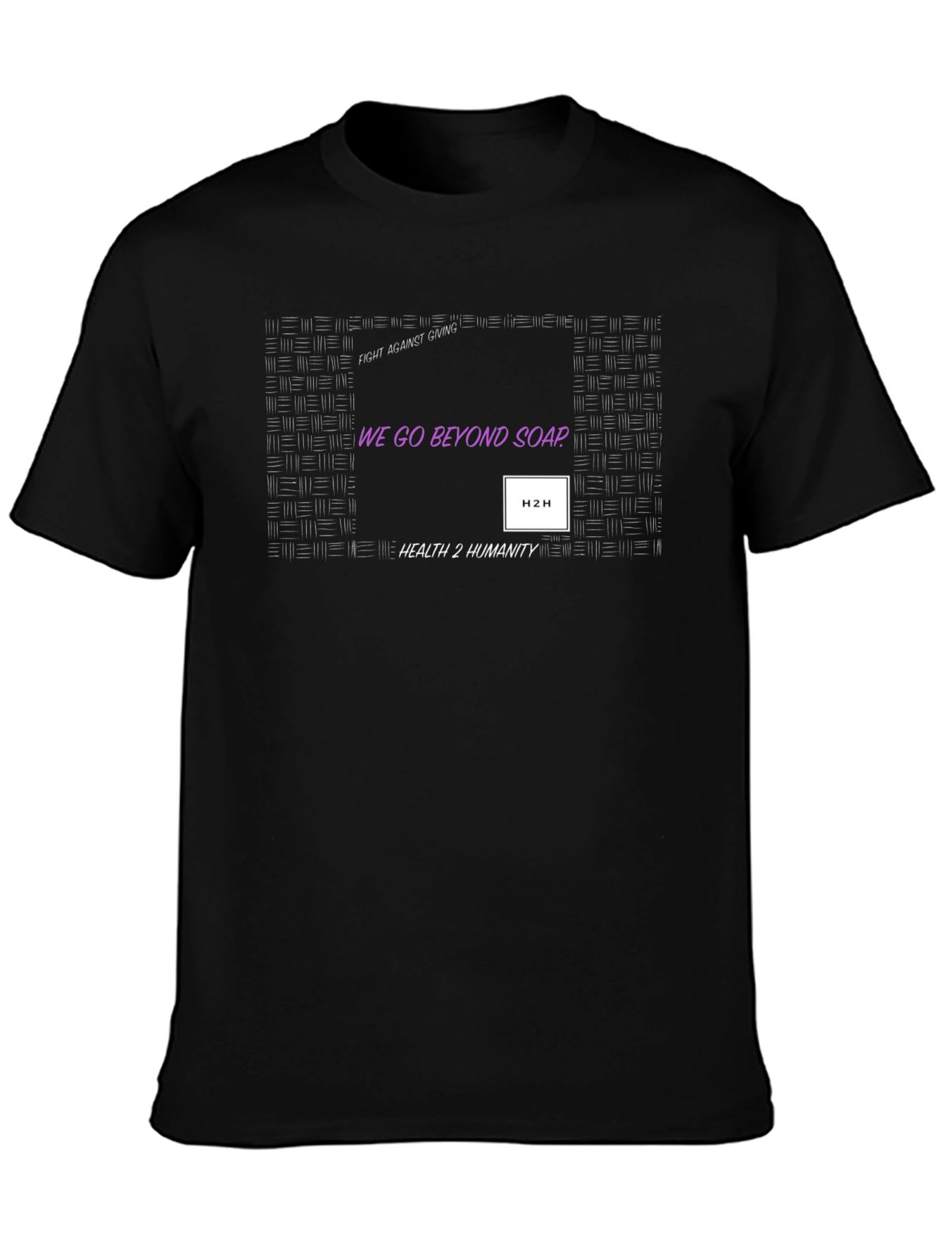 Health 2 Humanity Black Graphic Tee