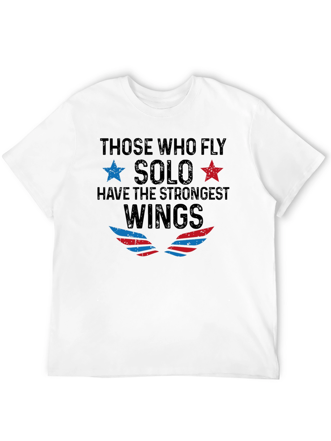 Solo Wings T-Shirt - Fly Solo Strongest Wings