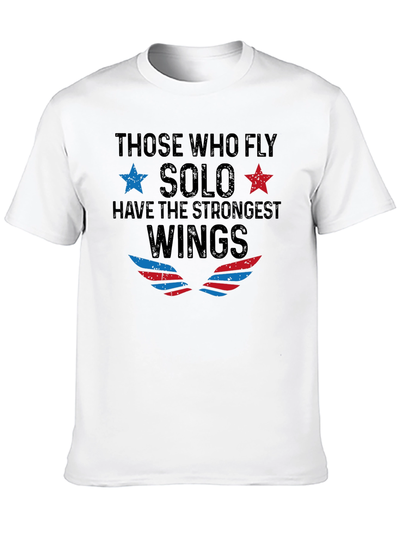 Solo Wings T-Shirt - Fly Solo Strongest Wings