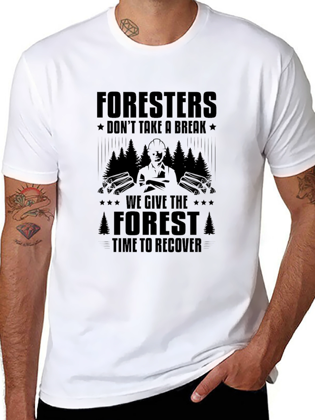 Foresters Dont Take a Break Graphic Tee