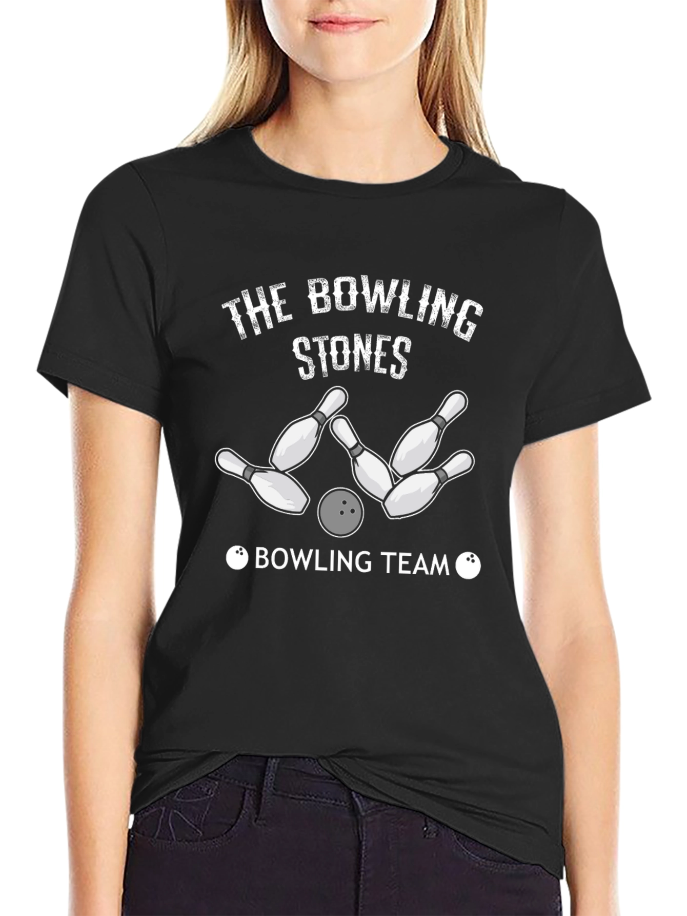 The Bowling Stones Bowling Team T-Shirt
