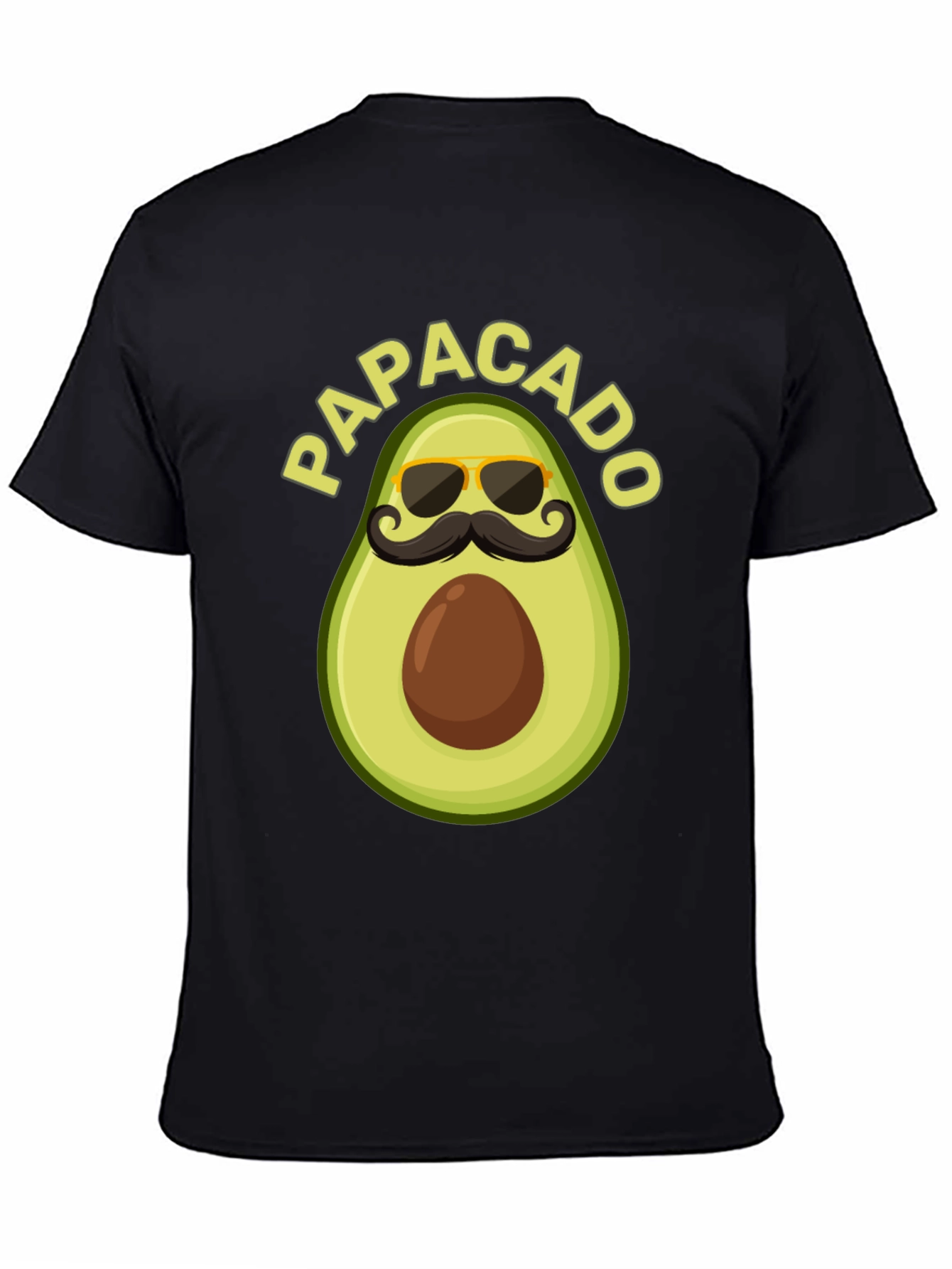 Papacado Graphic Tee - Funny Fathers Day Avocado T-Shirt