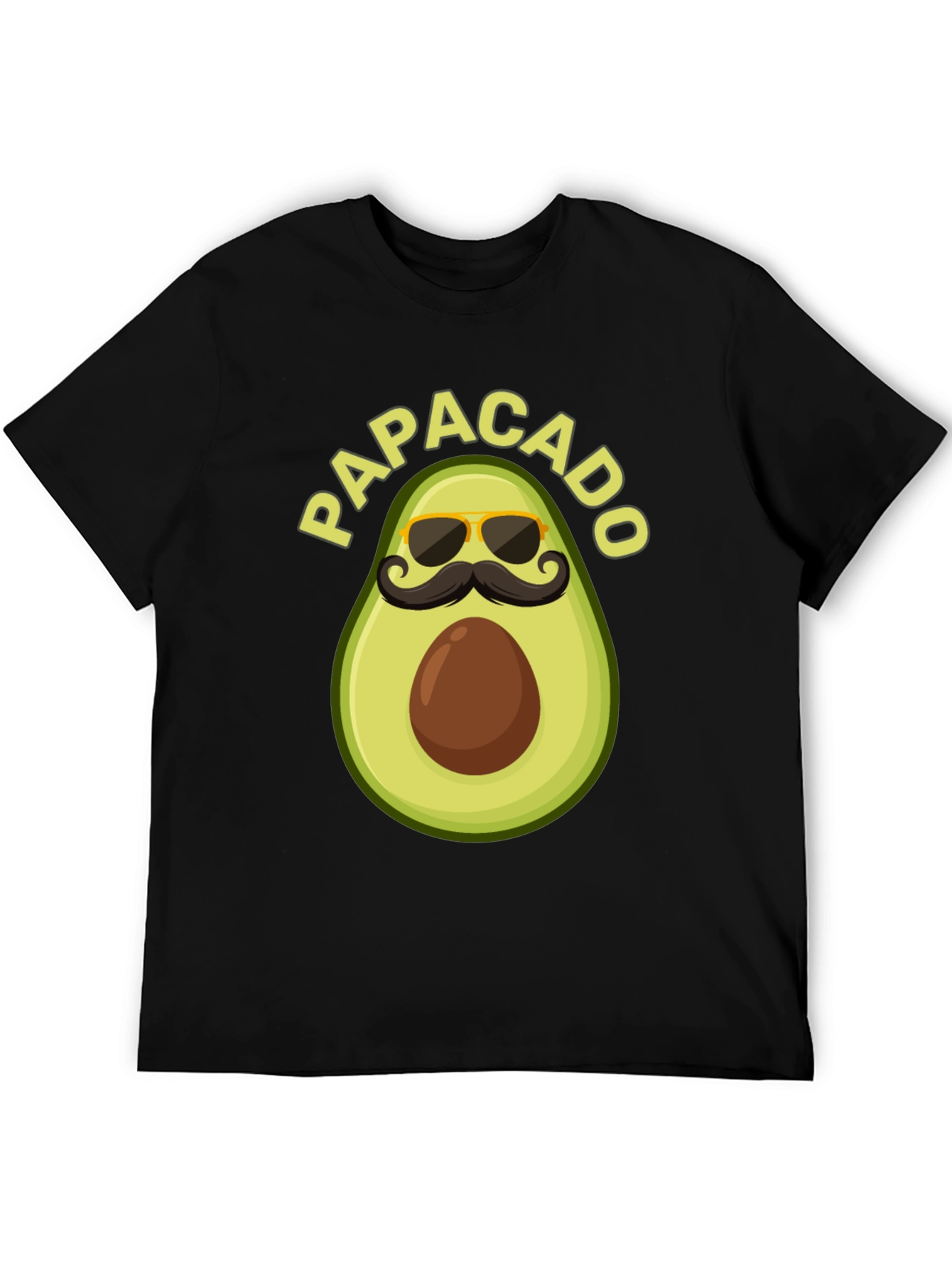 Papacado Graphic Tee - Funny Fathers Day Avocado T-Shirt