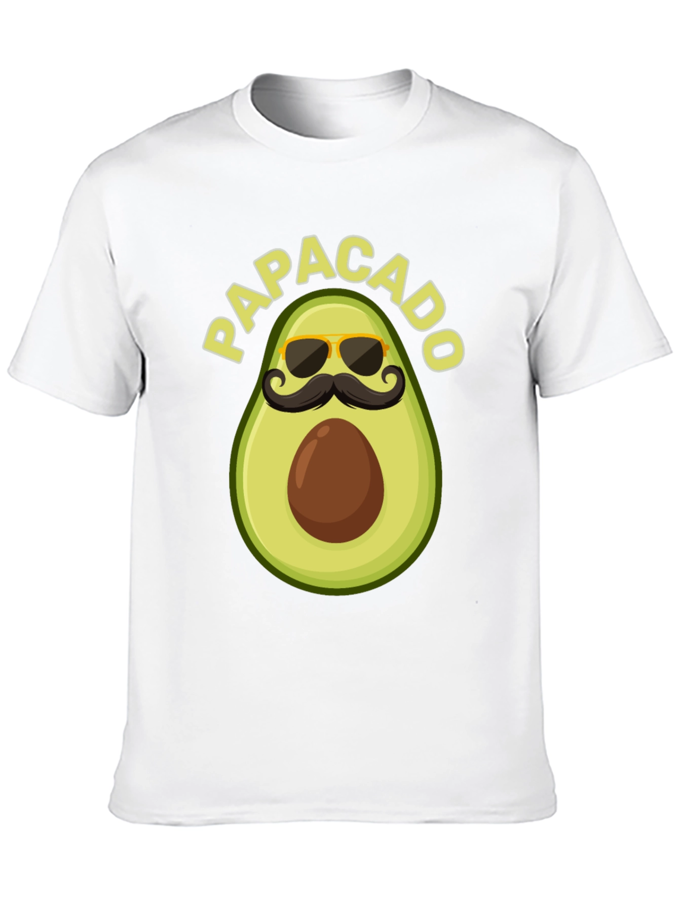 Papacado Graphic Tee - Funny Fathers Day Avocado T-Shirt