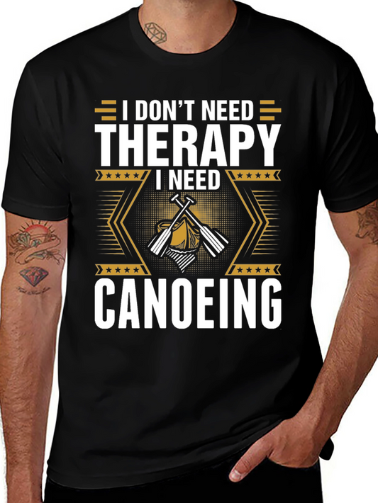 Canoeing Therapy T-Shirt - Outdoor Adventure Tee