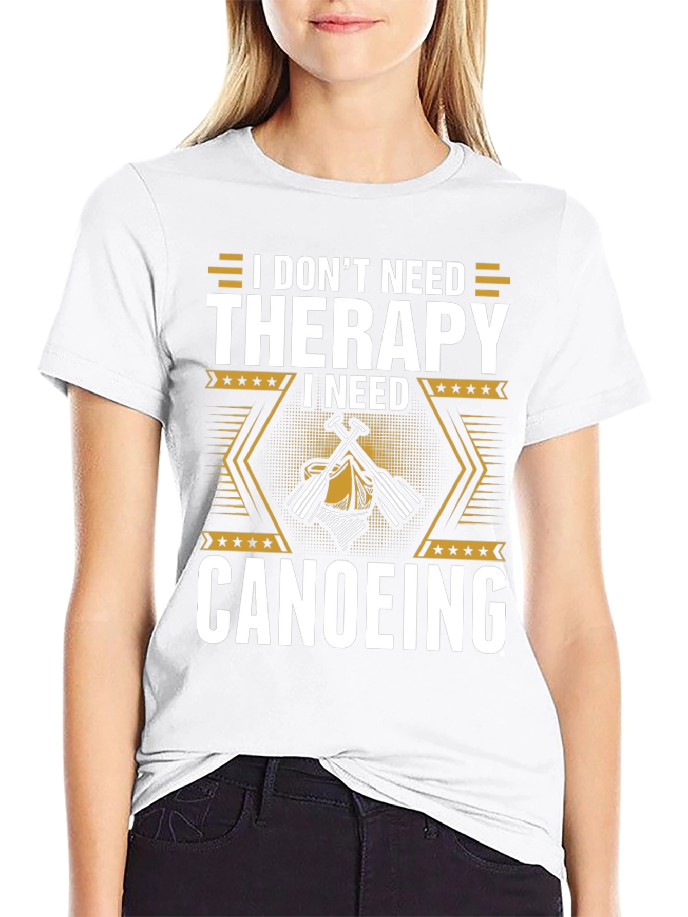Canoeing Therapy T-Shirt - Outdoor Adventure Tee