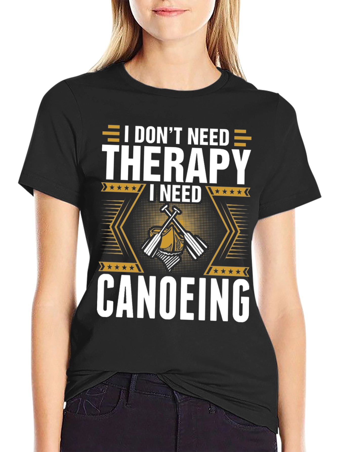 Canoeing Therapy T-Shirt - Outdoor Adventure Tee