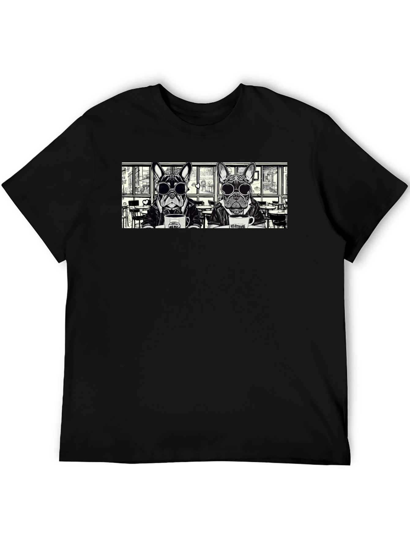 Dog Coffee Shop T-Shirt