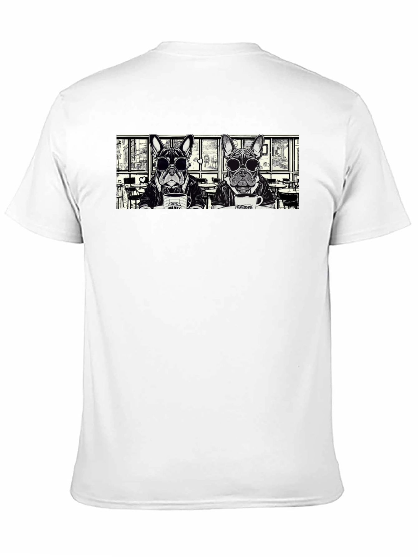 Dog Coffee Shop T-Shirt