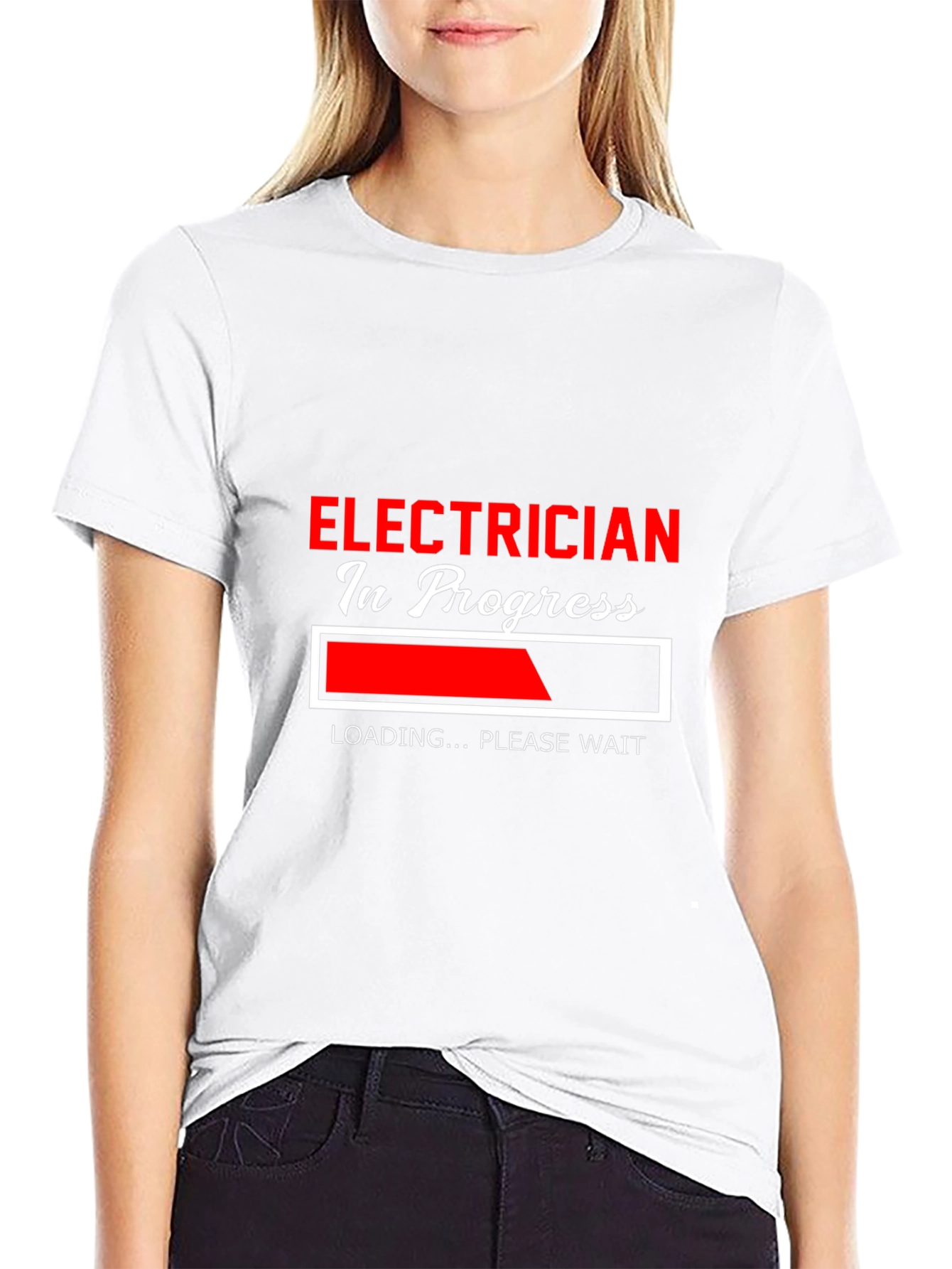 Electrician In Progress Loading T-Shirt