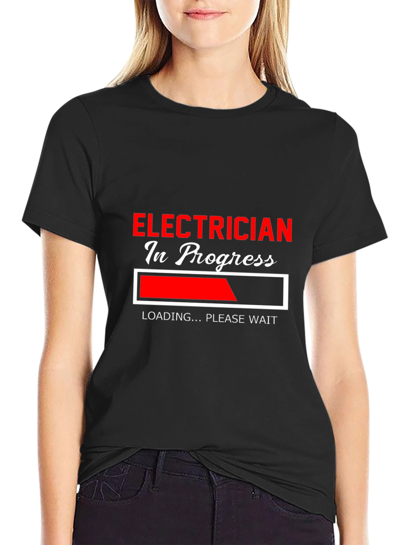 Electrician In Progress Loading T-Shirt