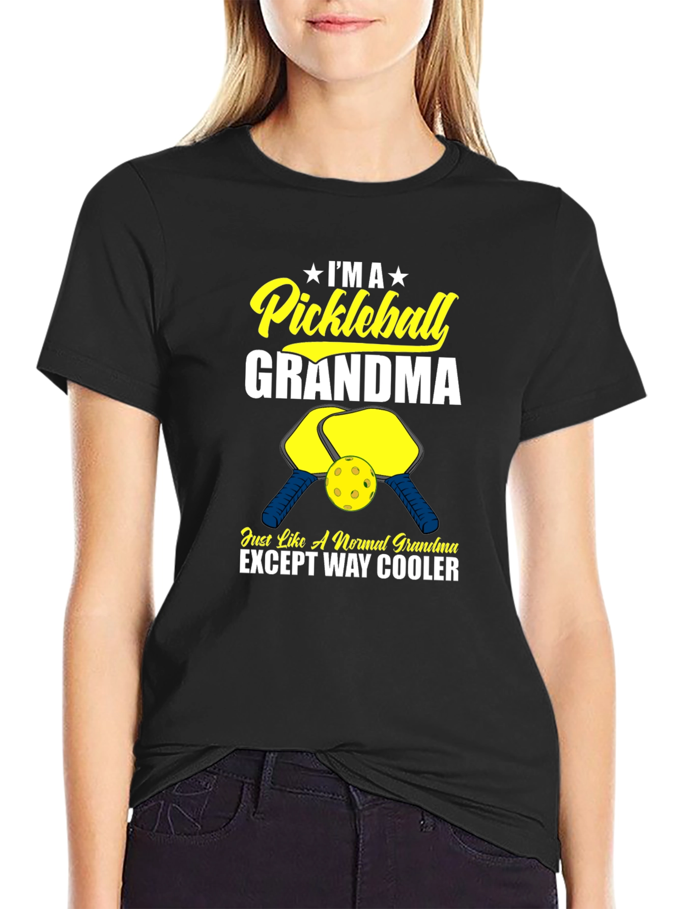 Pickleball Grandma T-Shirt - Cool Grandma Graphic Tee