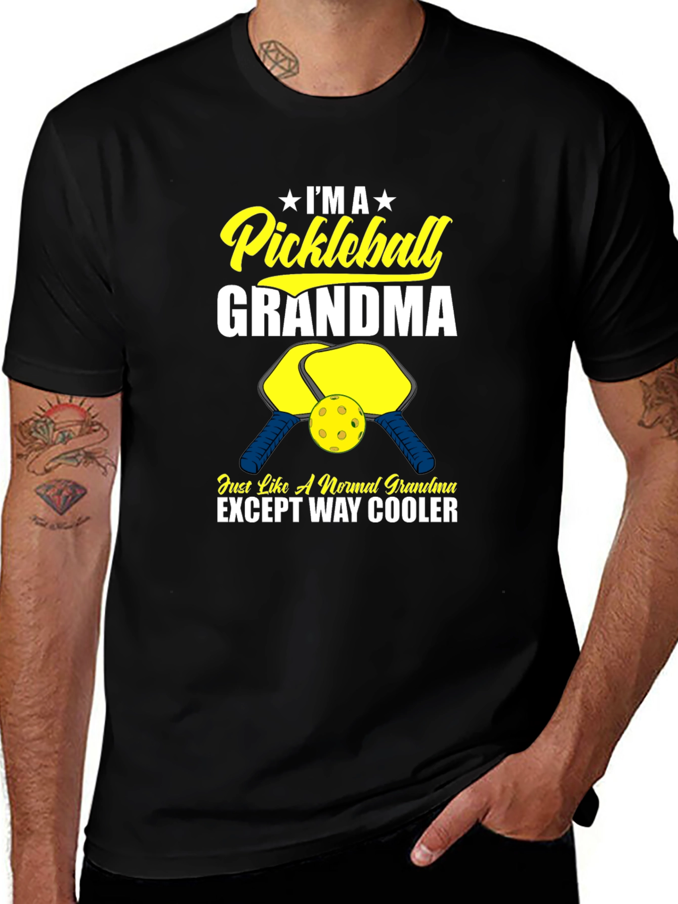 Pickleball Grandma T-Shirt - Cool Grandma Graphic Tee
