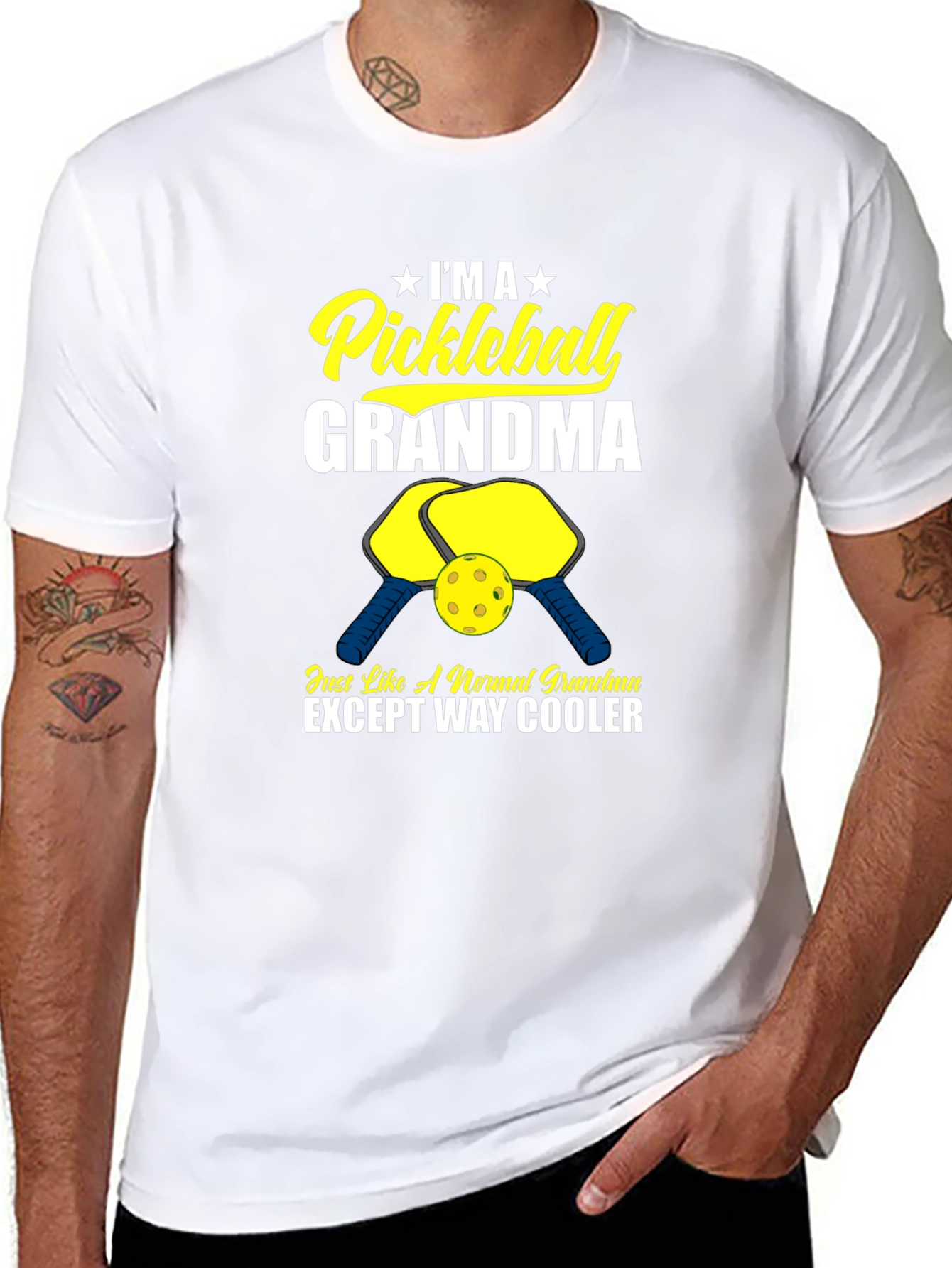Pickleball Grandma T-Shirt - Cool Grandma Graphic Tee