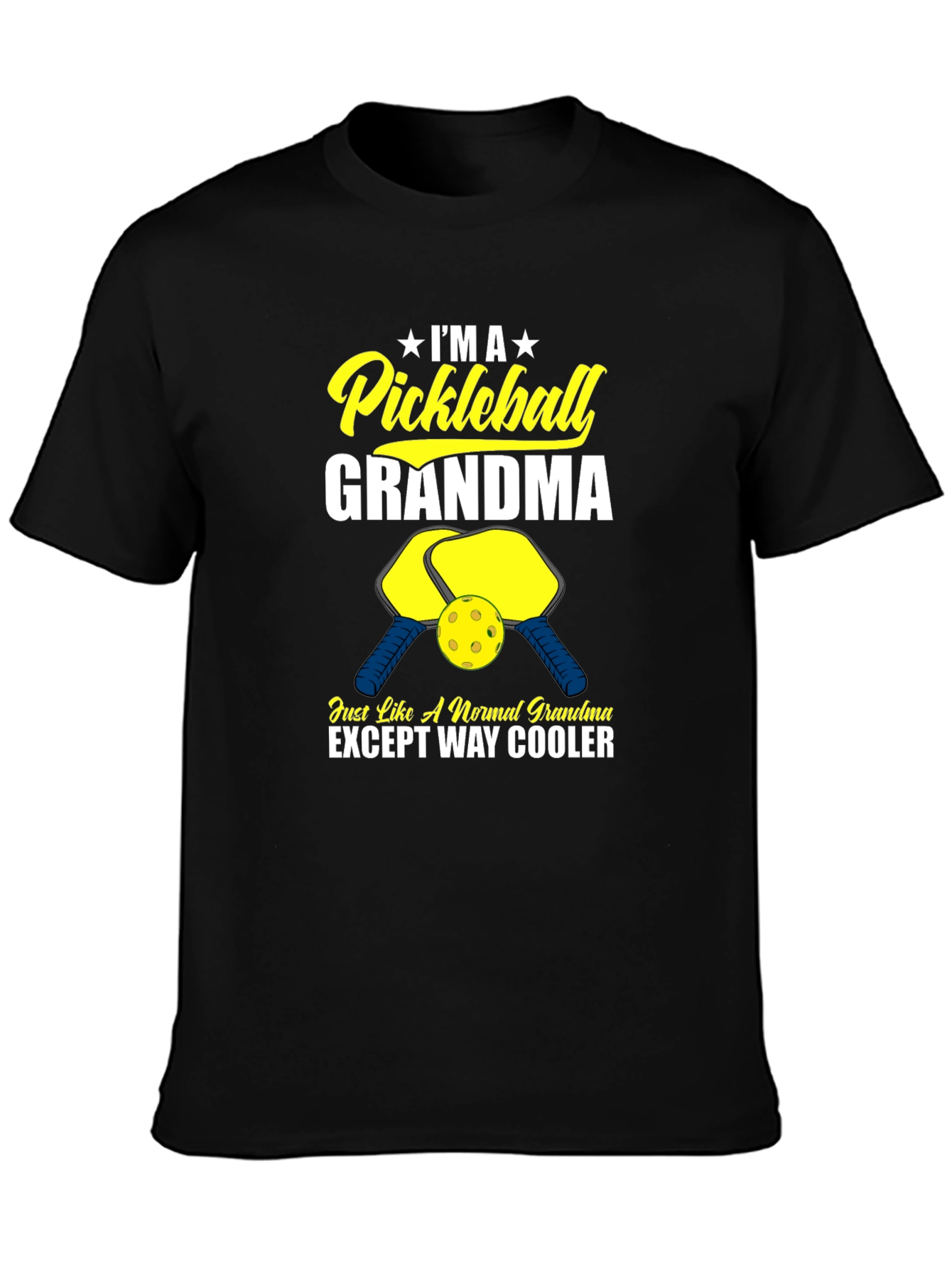 Pickleball Grandma T-Shirt - Cool Grandma Graphic Tee