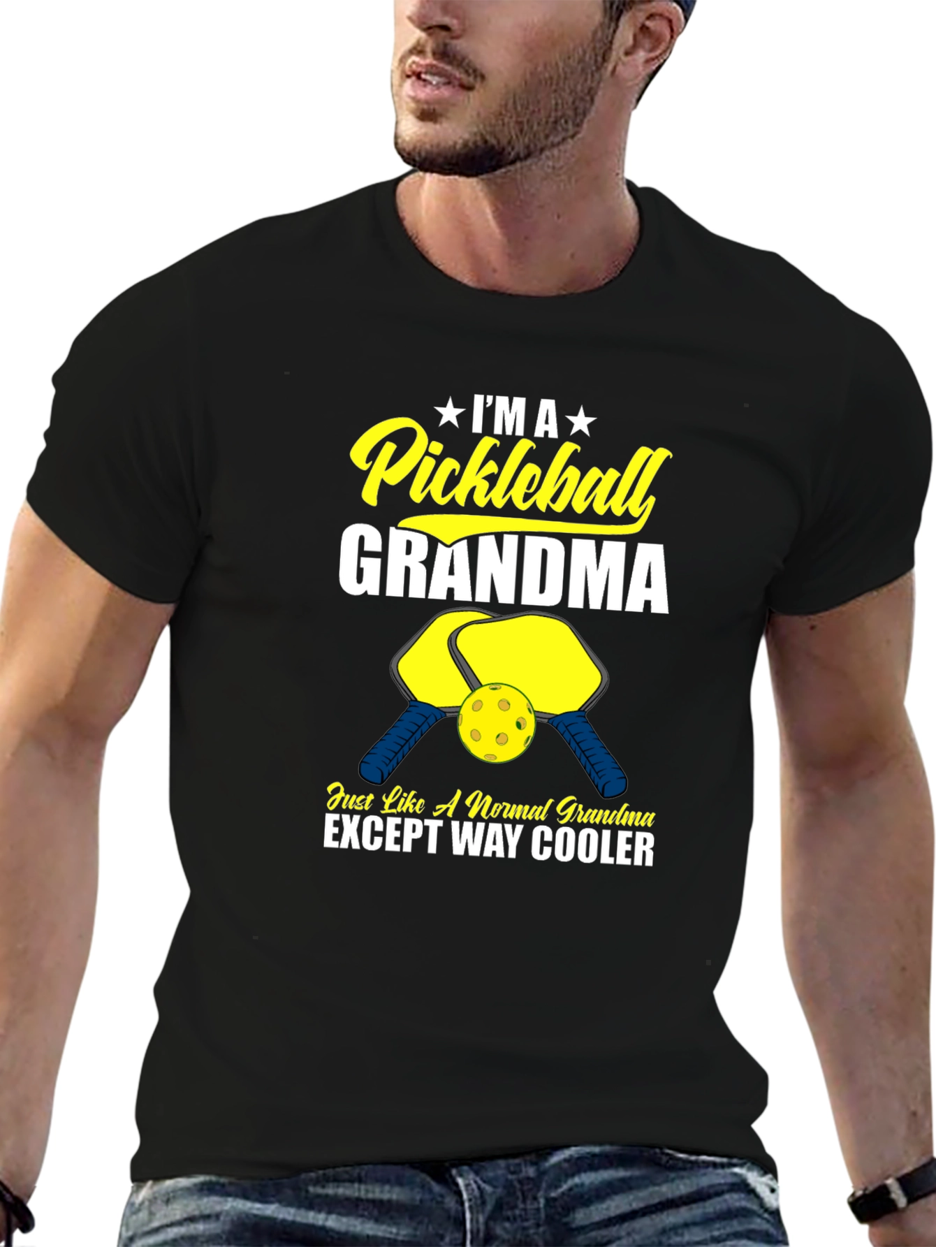 Pickleball Grandma T-Shirt - Cool Grandma Graphic Tee