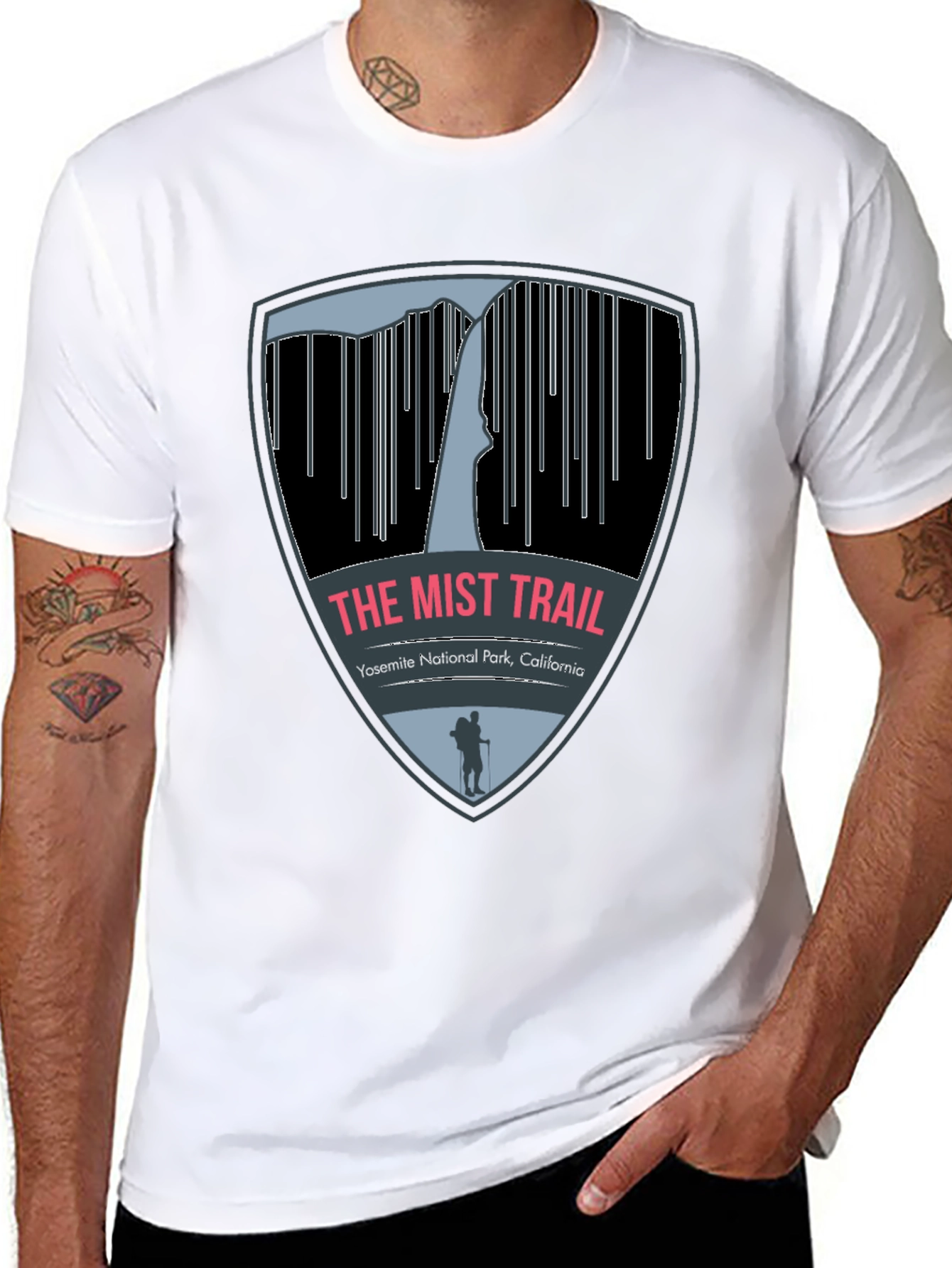 The Mist Trail Tee - Yosemite National Park Souvenir