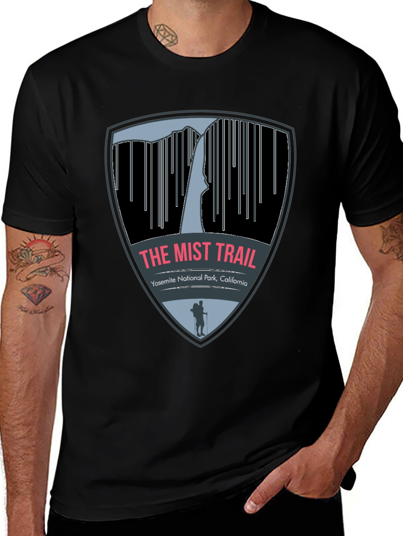 The Mist Trail Tee - Yosemite National Park Souvenir