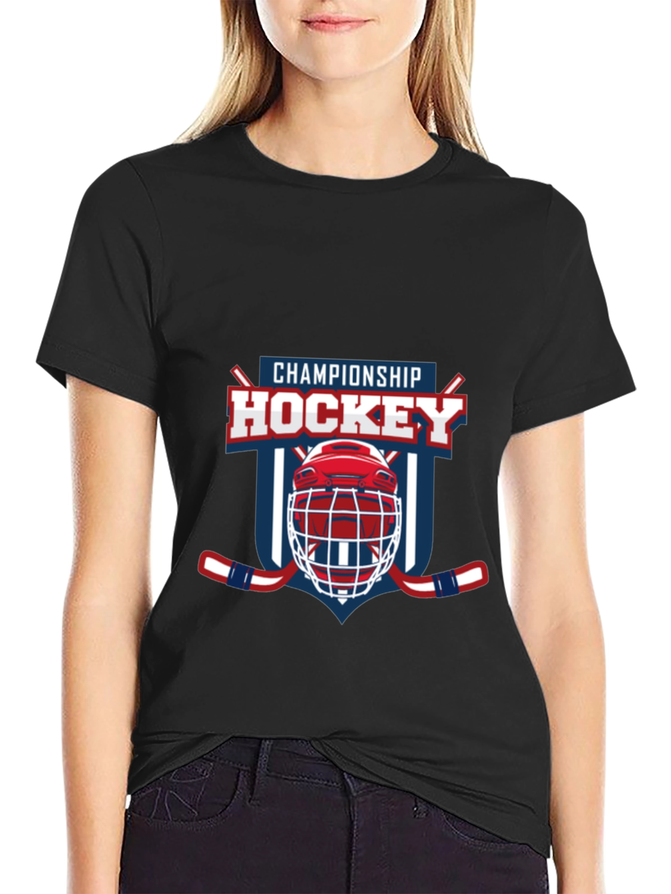 Hockey Championship Graphic T-Shirt