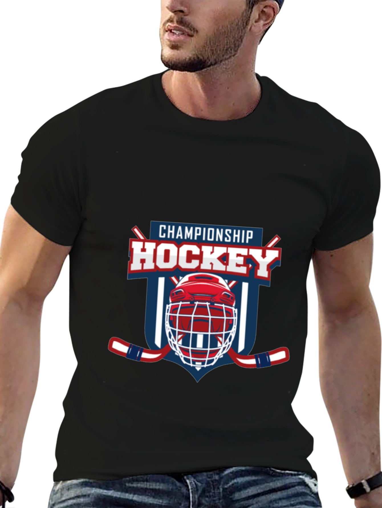 Hockey Championship Graphic T-Shirt