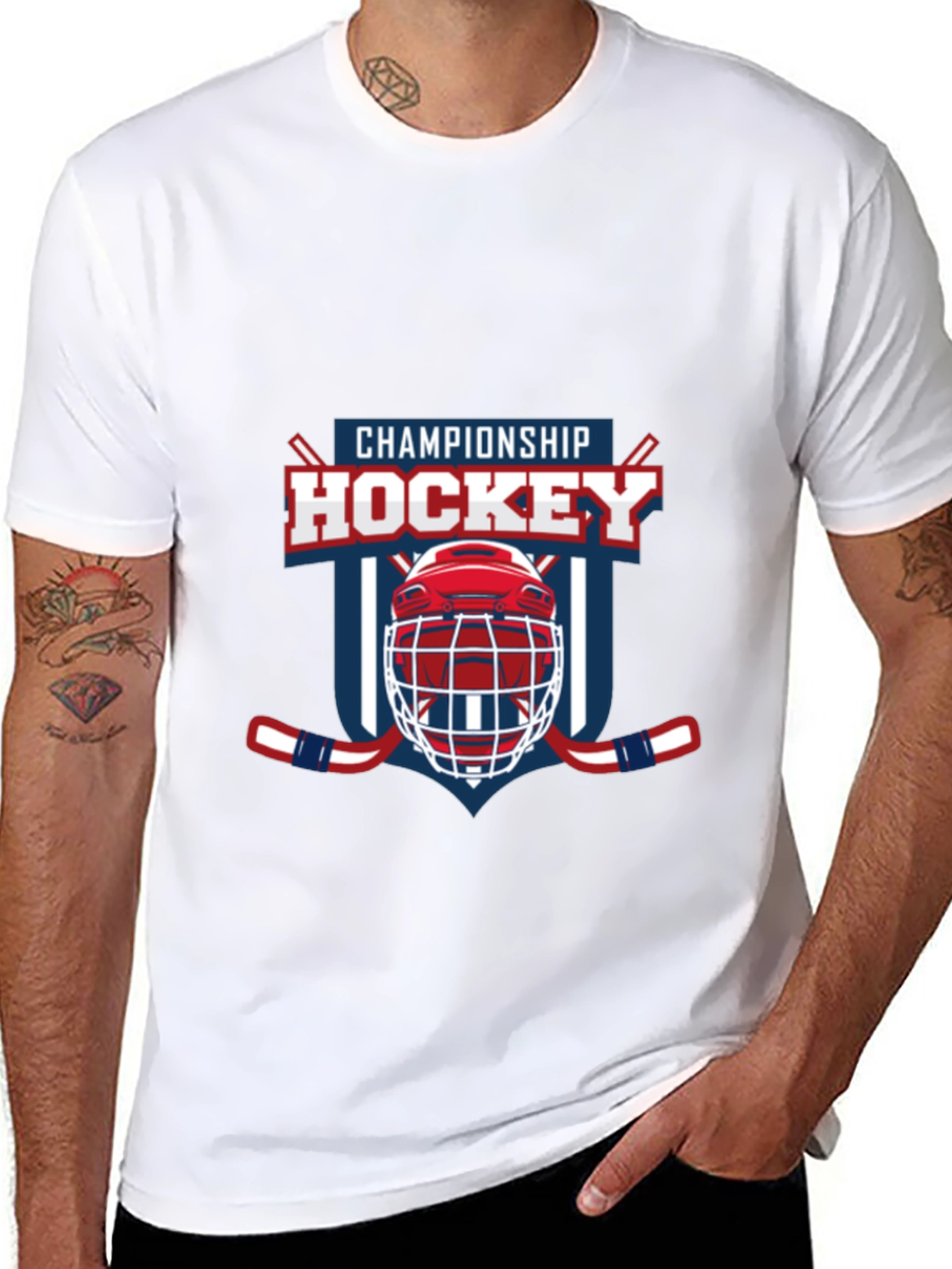 Hockey Championship Graphic T-Shirt