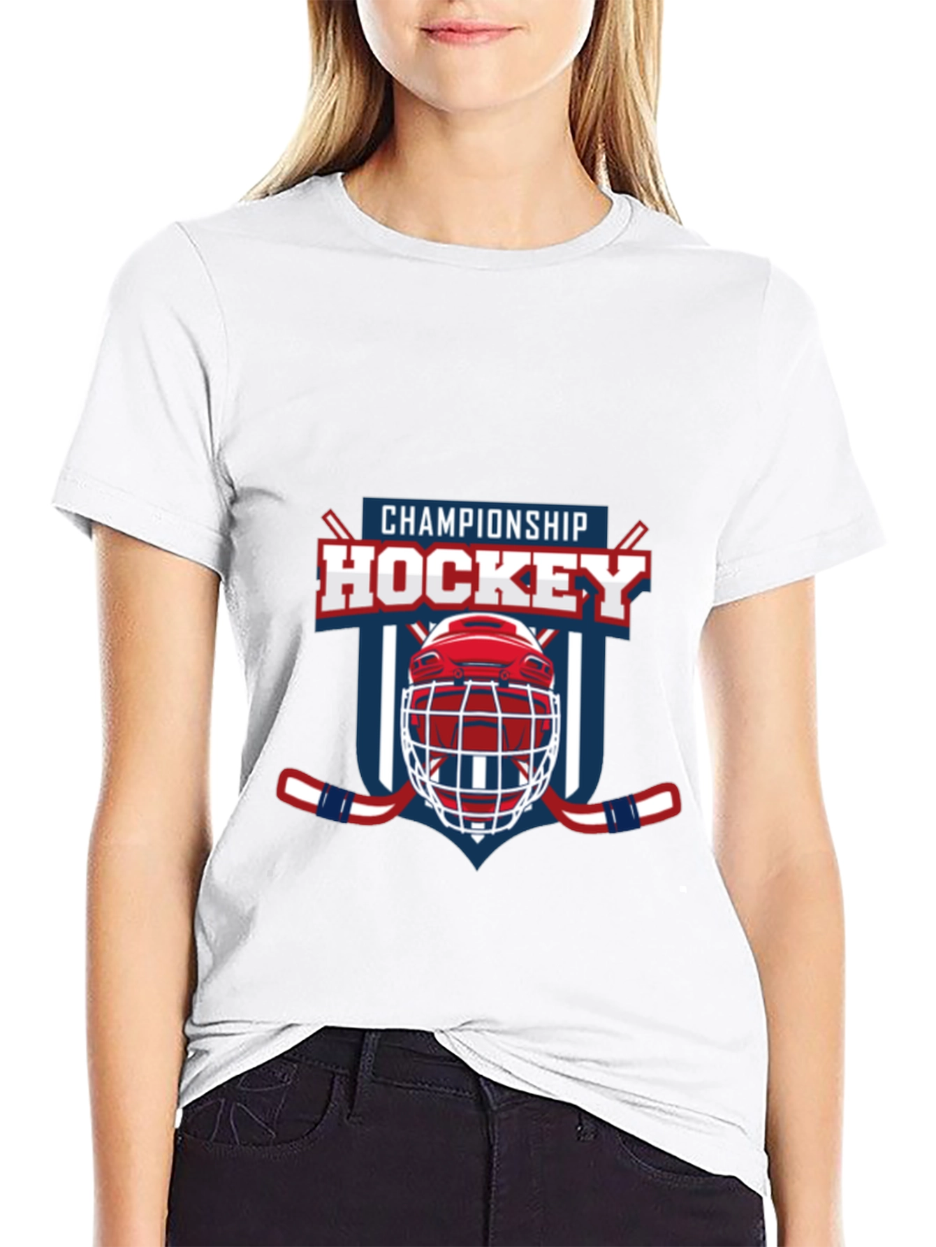 Hockey Championship Graphic T-Shirt