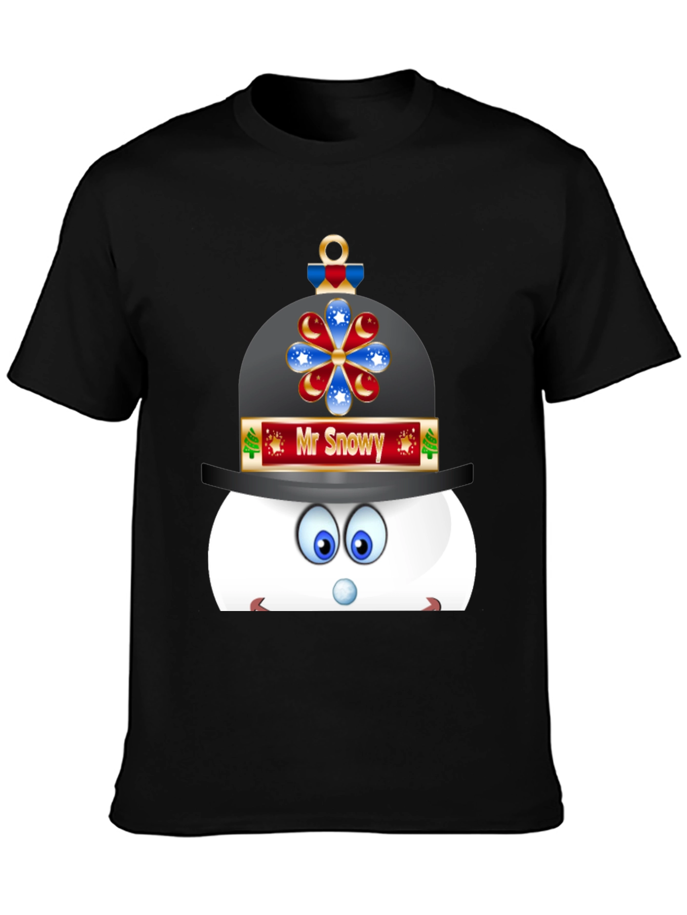 Mr. Snowy Cartoon Tee - Holiday Cheer!