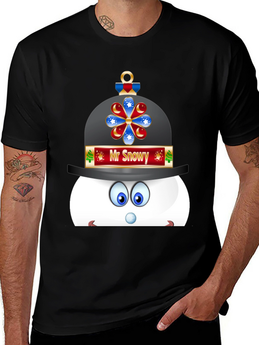 Mr. Snowy Cartoon Tee - Holiday Cheer!