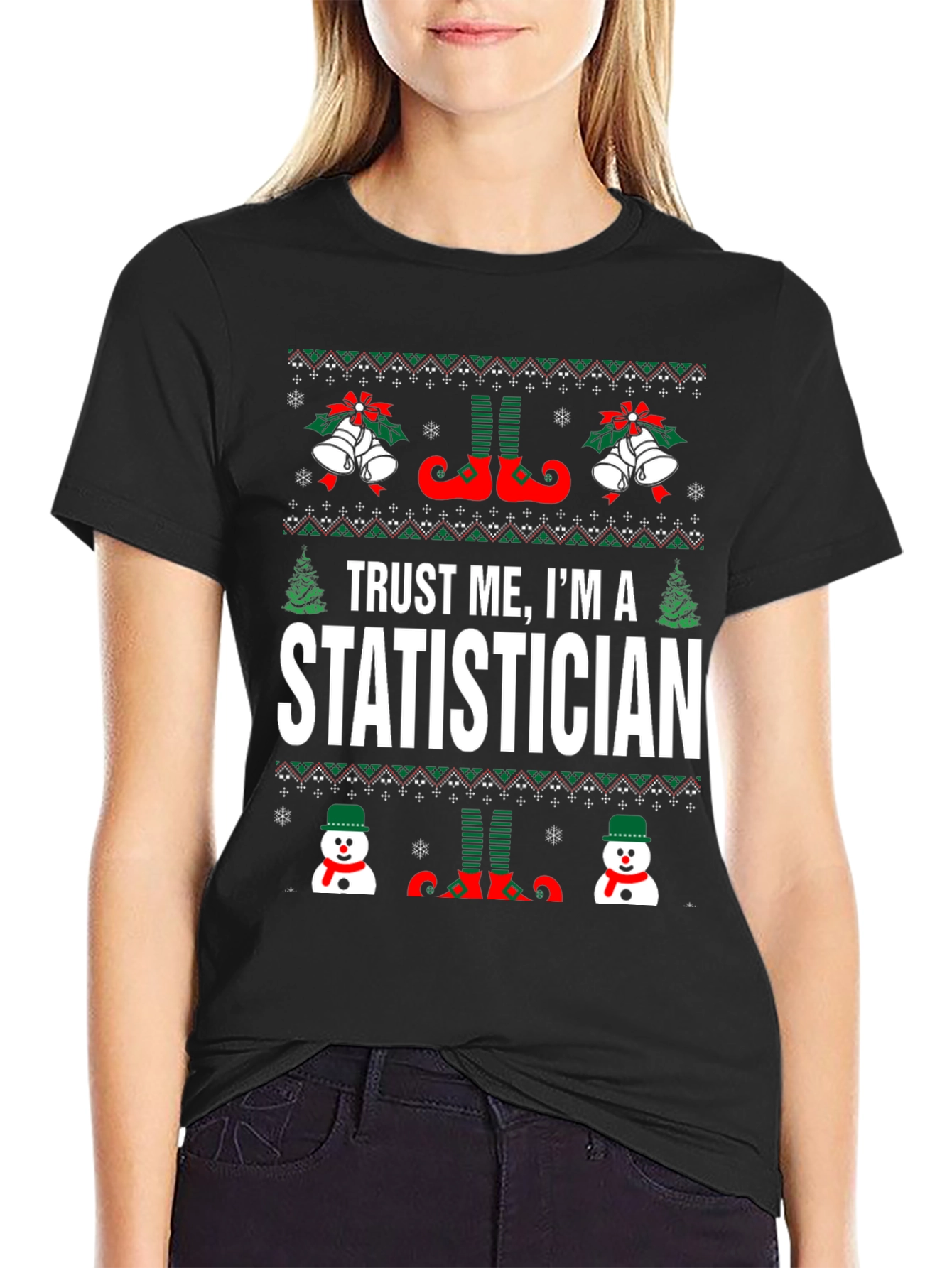 Trust Me Im A Statistician Christmas T-Shirt