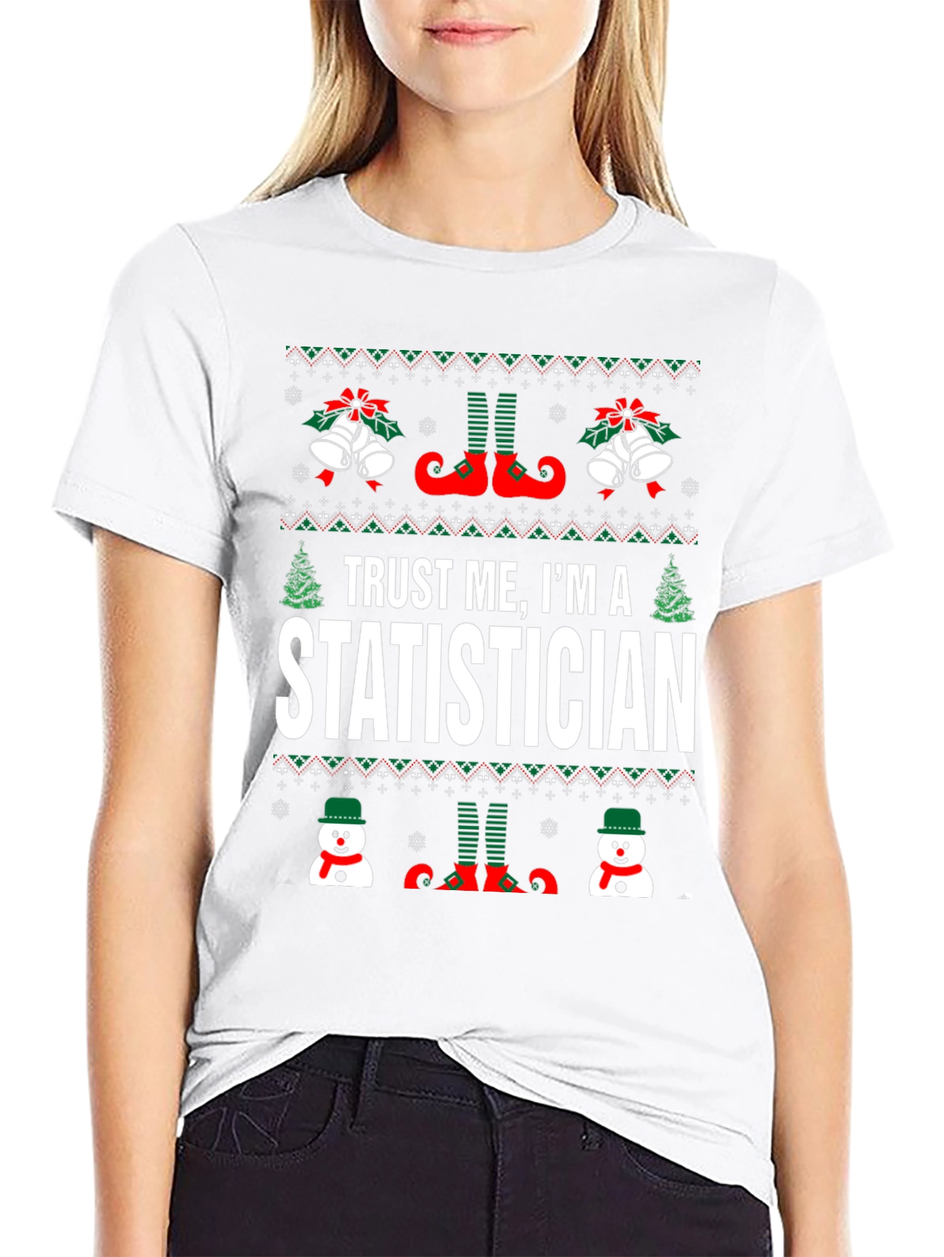 Trust Me Im A Statistician Christmas T-Shirt