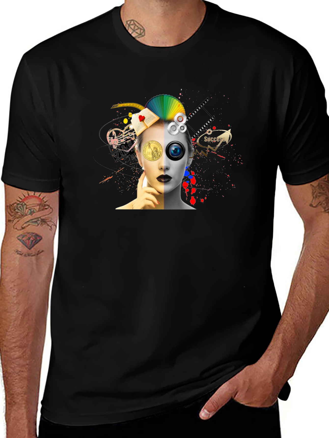 Artistic Mind T-Shirt - Creative Design Tee