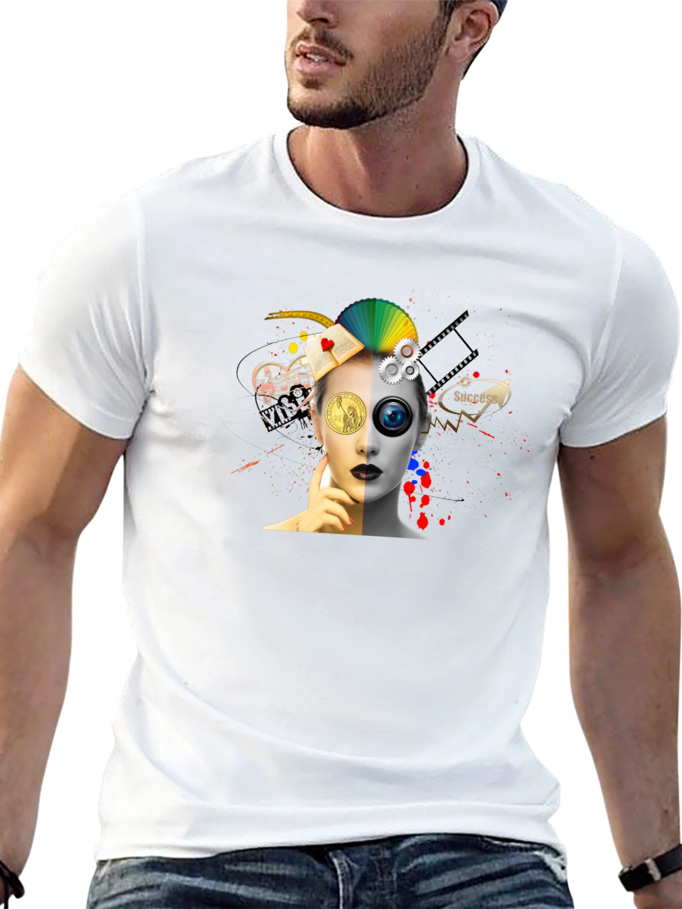Artistic Mind T-Shirt - Creative Design Tee