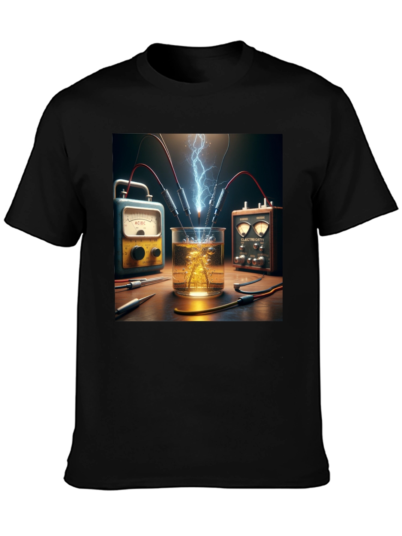 Electric Lab Tee - Science Experiment Graphic T-Shirt