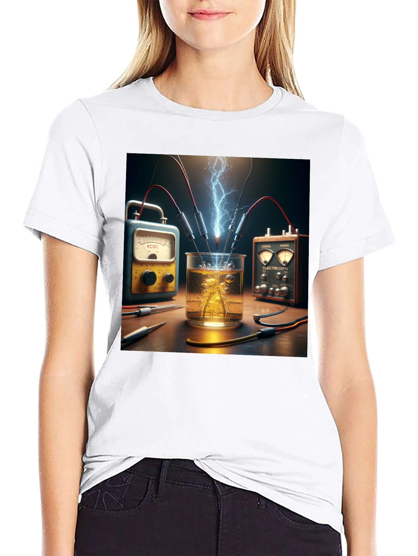 Electric Lab Tee - Science Experiment Graphic T-Shirt