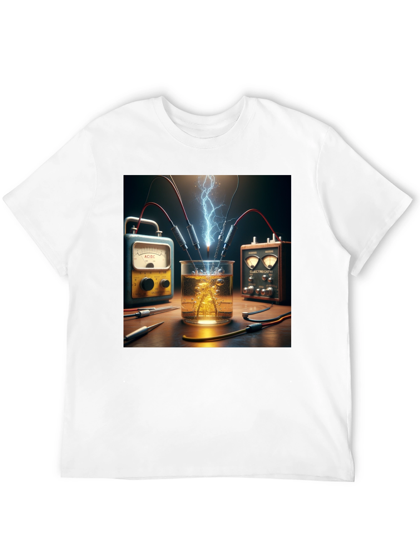 Electric Lab Tee - Science Experiment Graphic T-Shirt