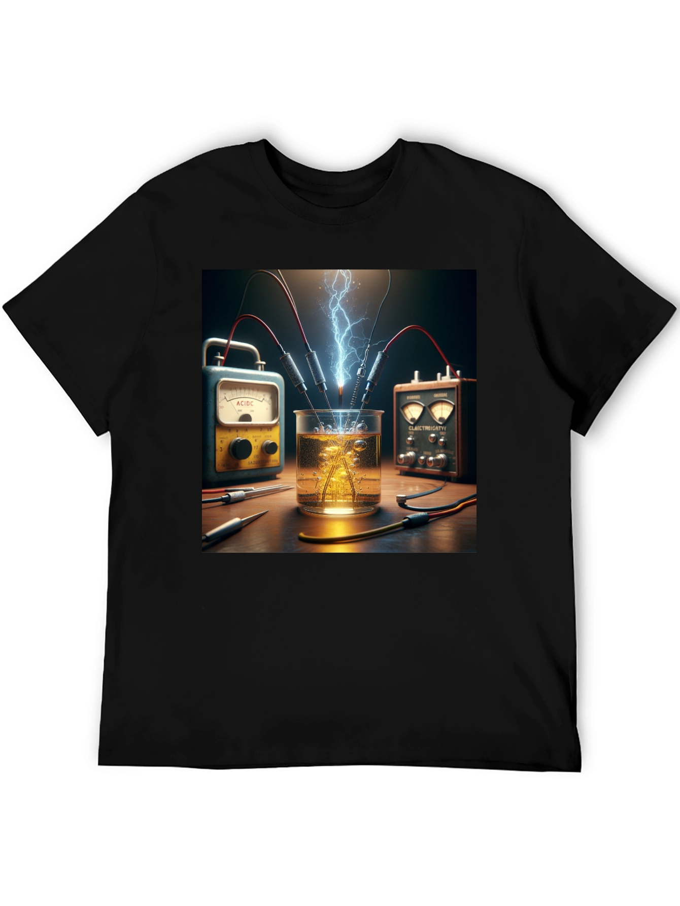 Electric Lab Tee - Science Experiment Graphic T-Shirt