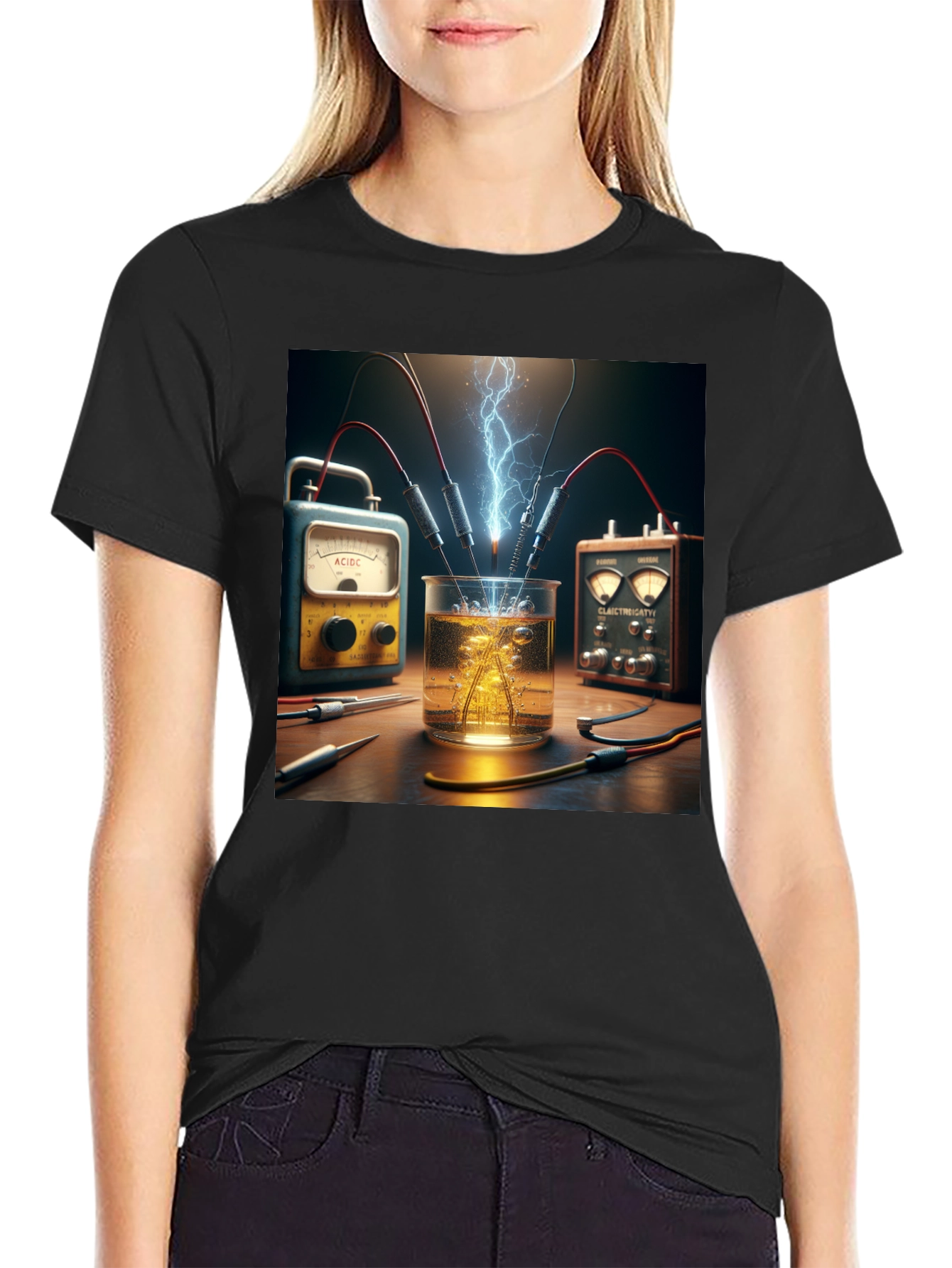 Electric Lab Tee - Science Experiment Graphic T-Shirt