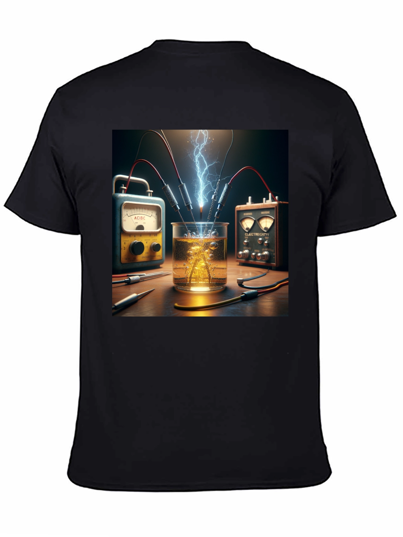 Electric Lab Tee - Science Experiment Graphic T-Shirt