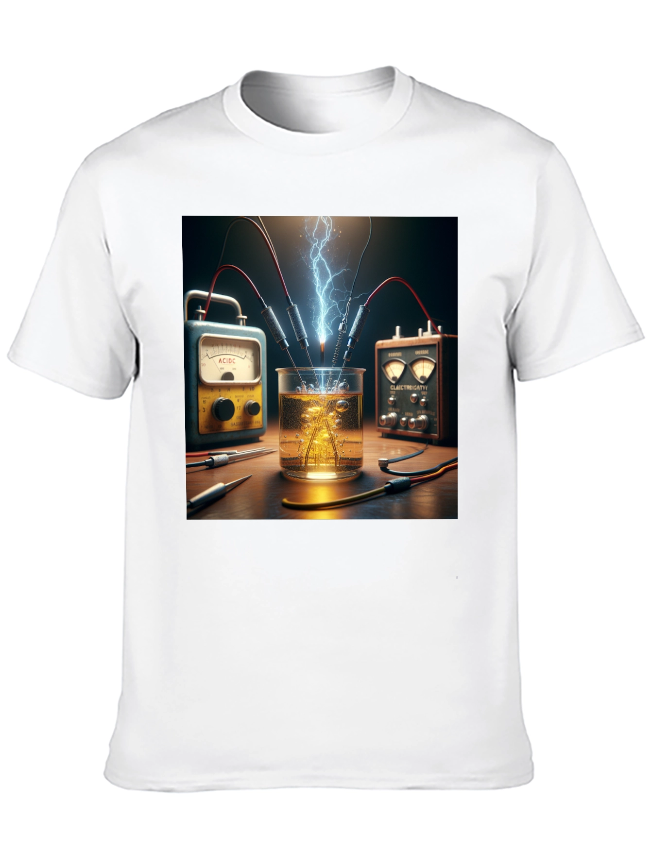 Electric Lab Tee - Science Experiment Graphic T-Shirt