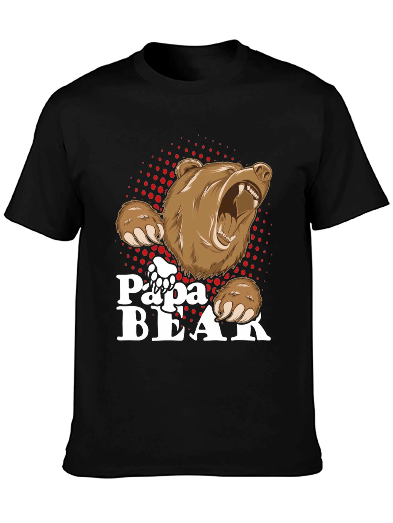Papa Bear T-Shirt - Cool Dad Design