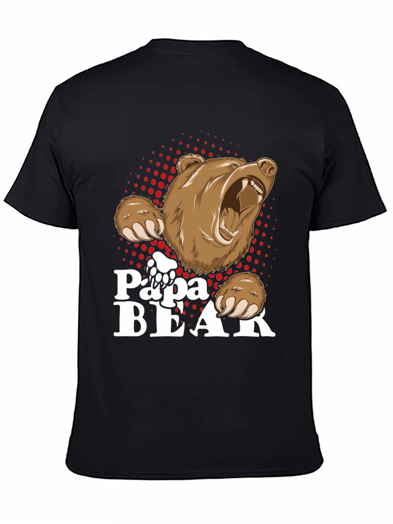 Papa Bear T-Shirt - Cool Dad Design