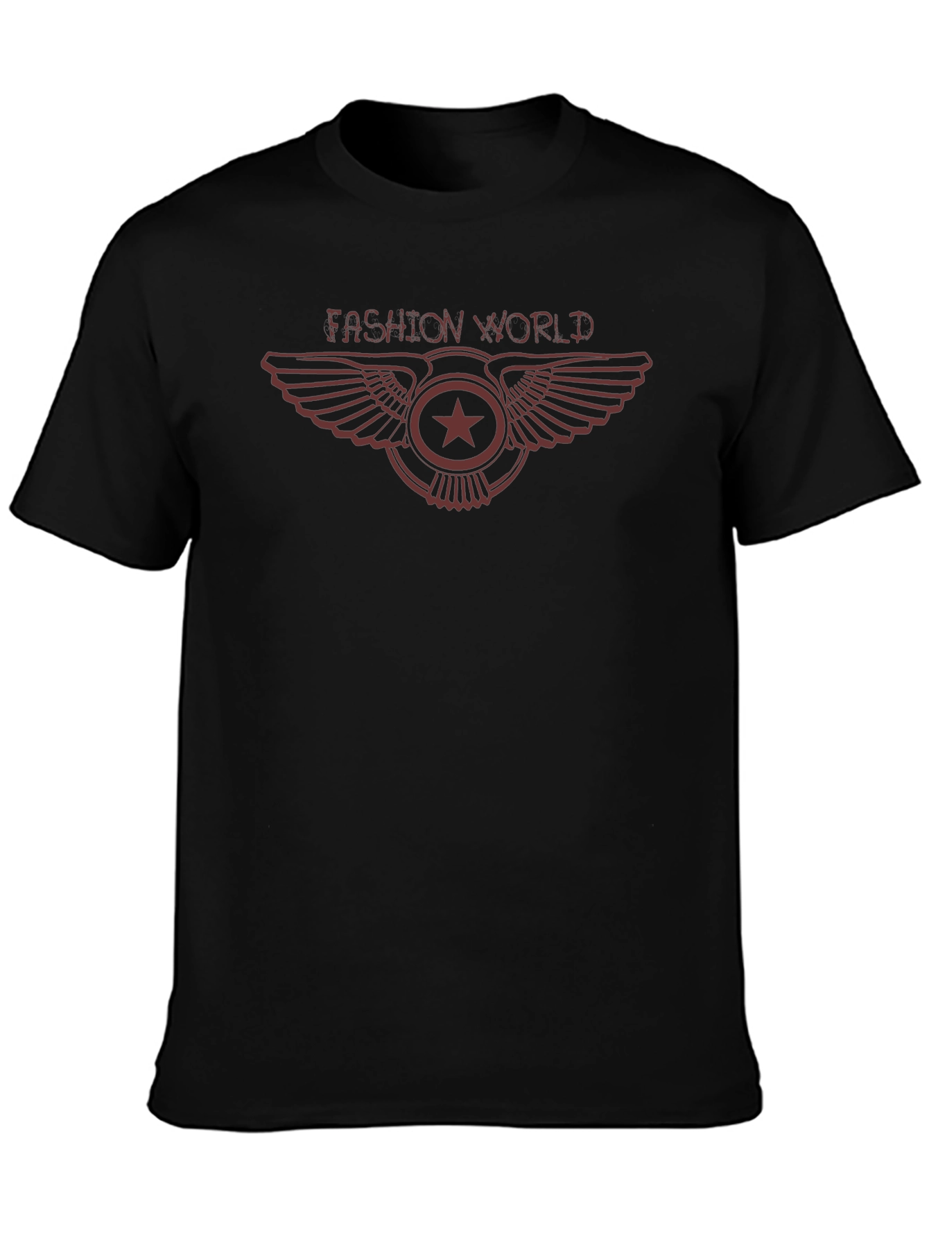 Fashion World Graphic Tee - Stylish Mens T-Shirt
