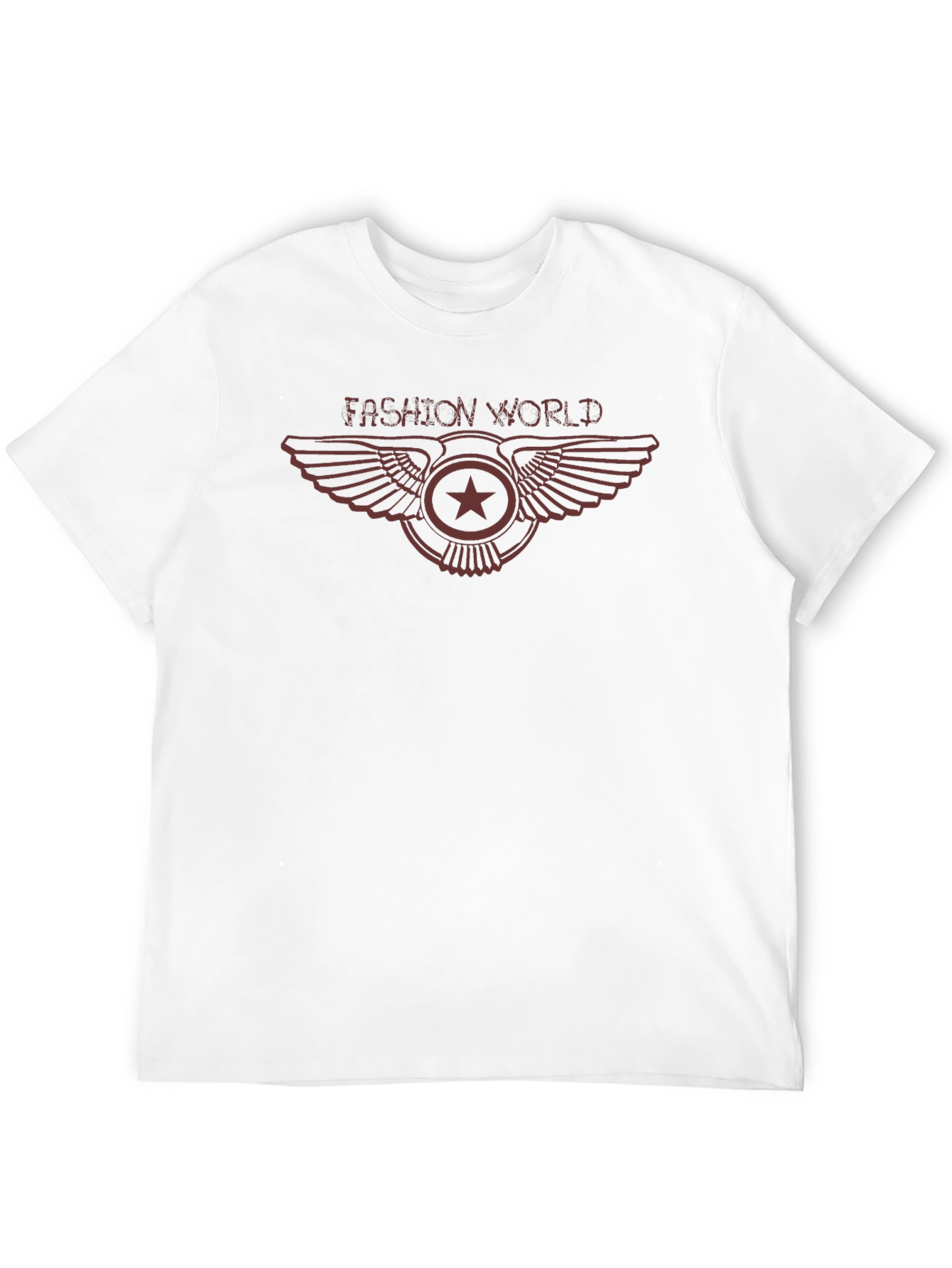 Fashion World Graphic Tee - Stylish Mens T-Shirt