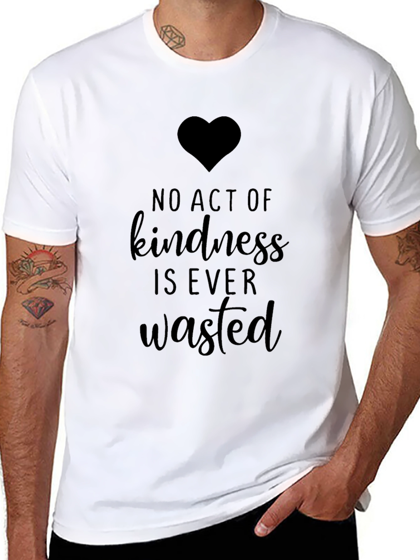 Kindness T-Shirt - Heart Graphic