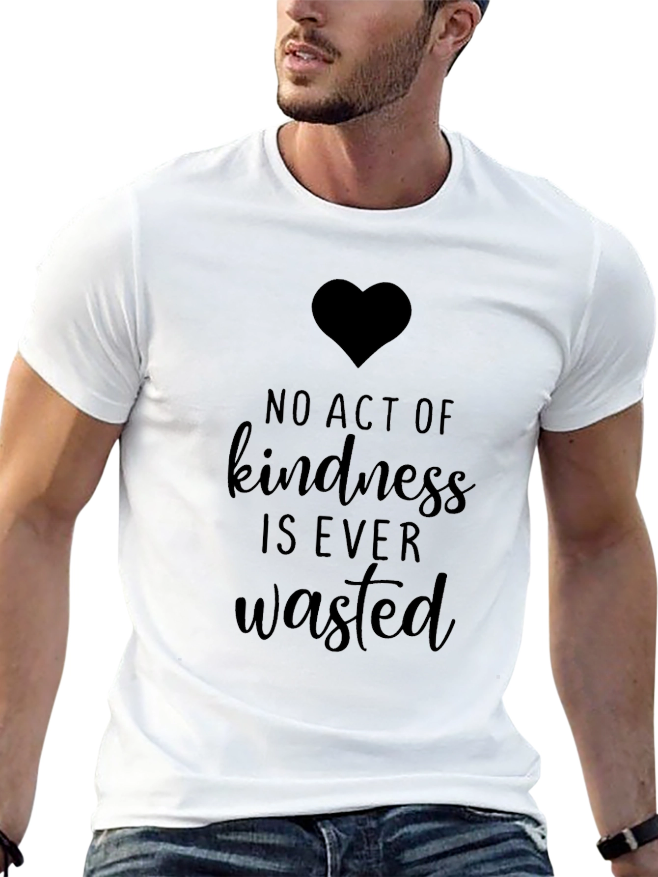 Kindness T-Shirt - Heart Graphic
