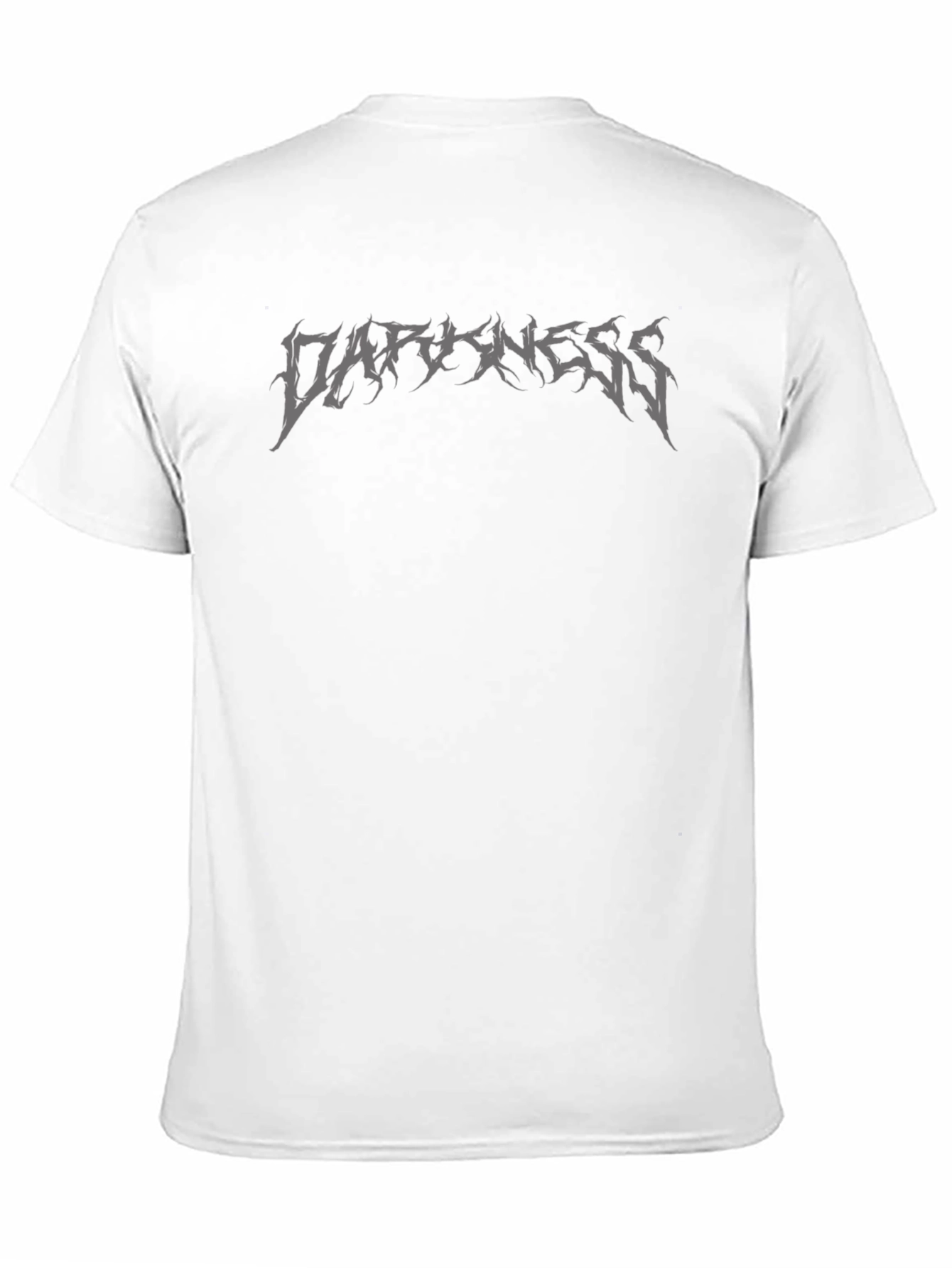Darkness Graphic Print Black T-Shirt