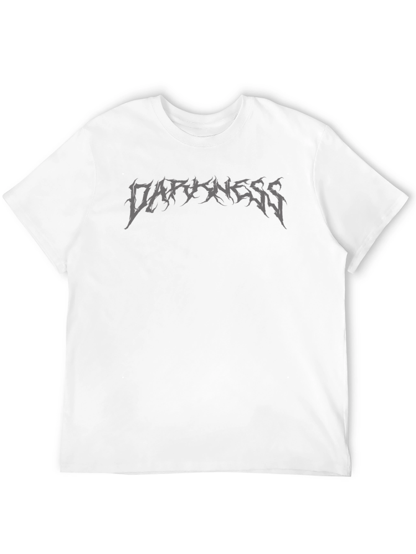 Darkness Graphic Print Black T-Shirt