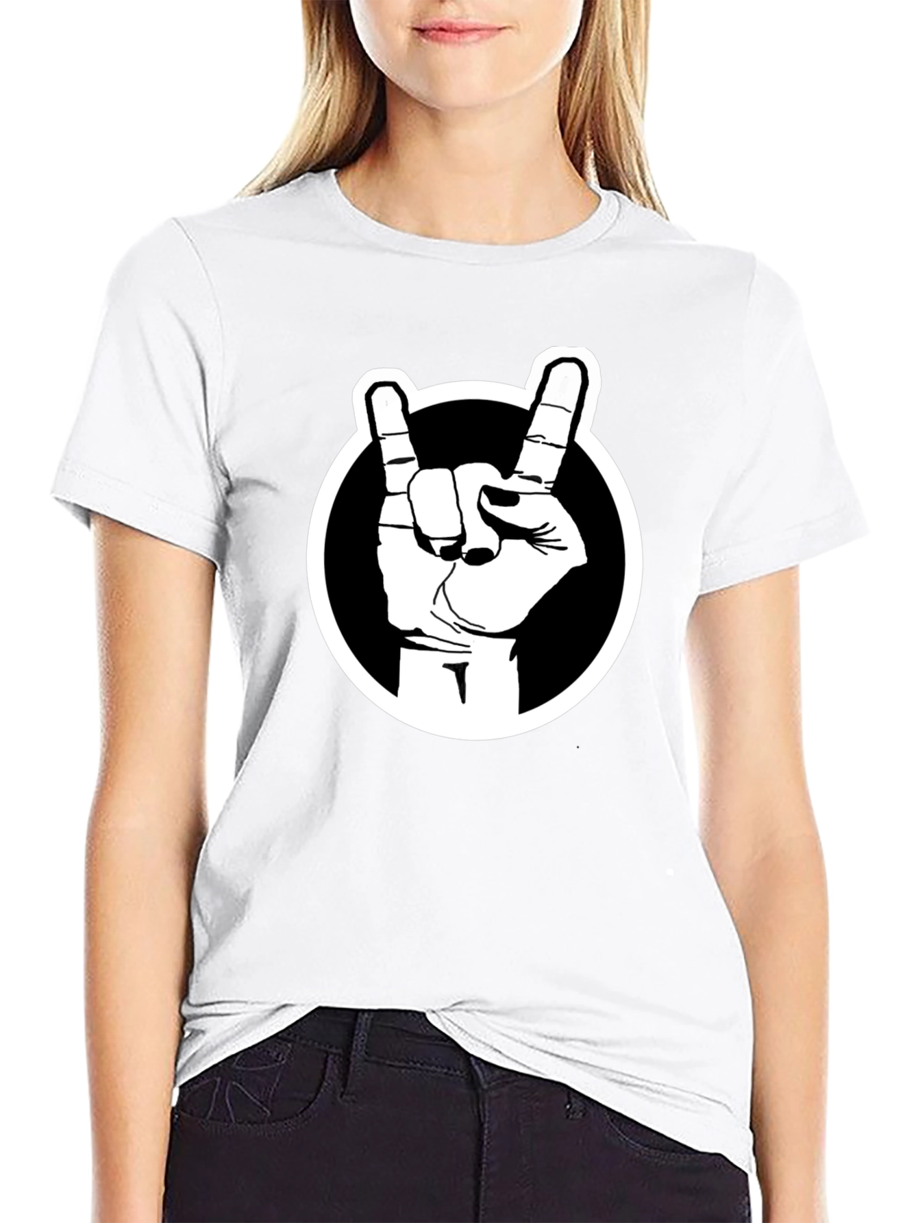 Rock On Black T-Shirt